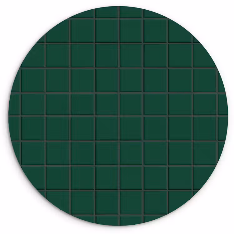 Muurcirkel - Patroon - Tegels - Dennen - Groen — 1