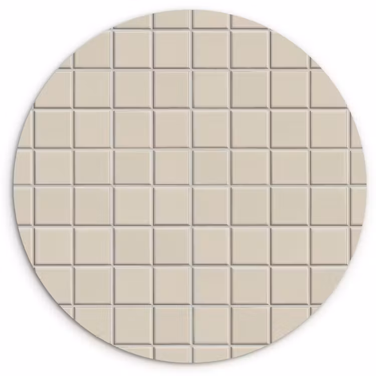 Muurcirkel - Patroon - Tegels - Taupe — 1