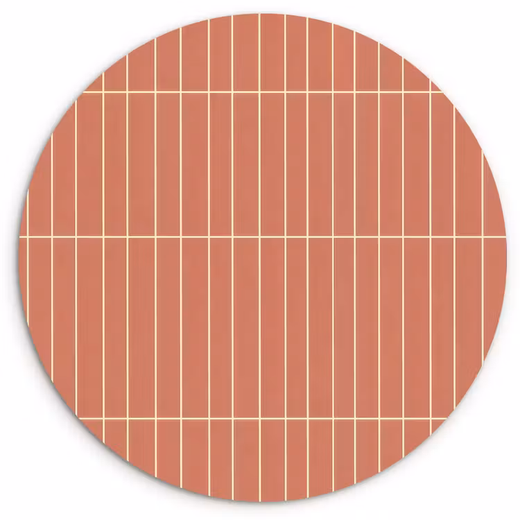 Muurcirkel - Patroon - Tegels - Terracotta — 1