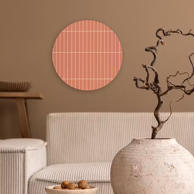 Muurcirkel - Patroon - Tegels - Terracotta — 2