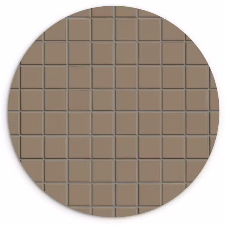 Muurcirkel - Tegel - Patroon - Taupe — 1