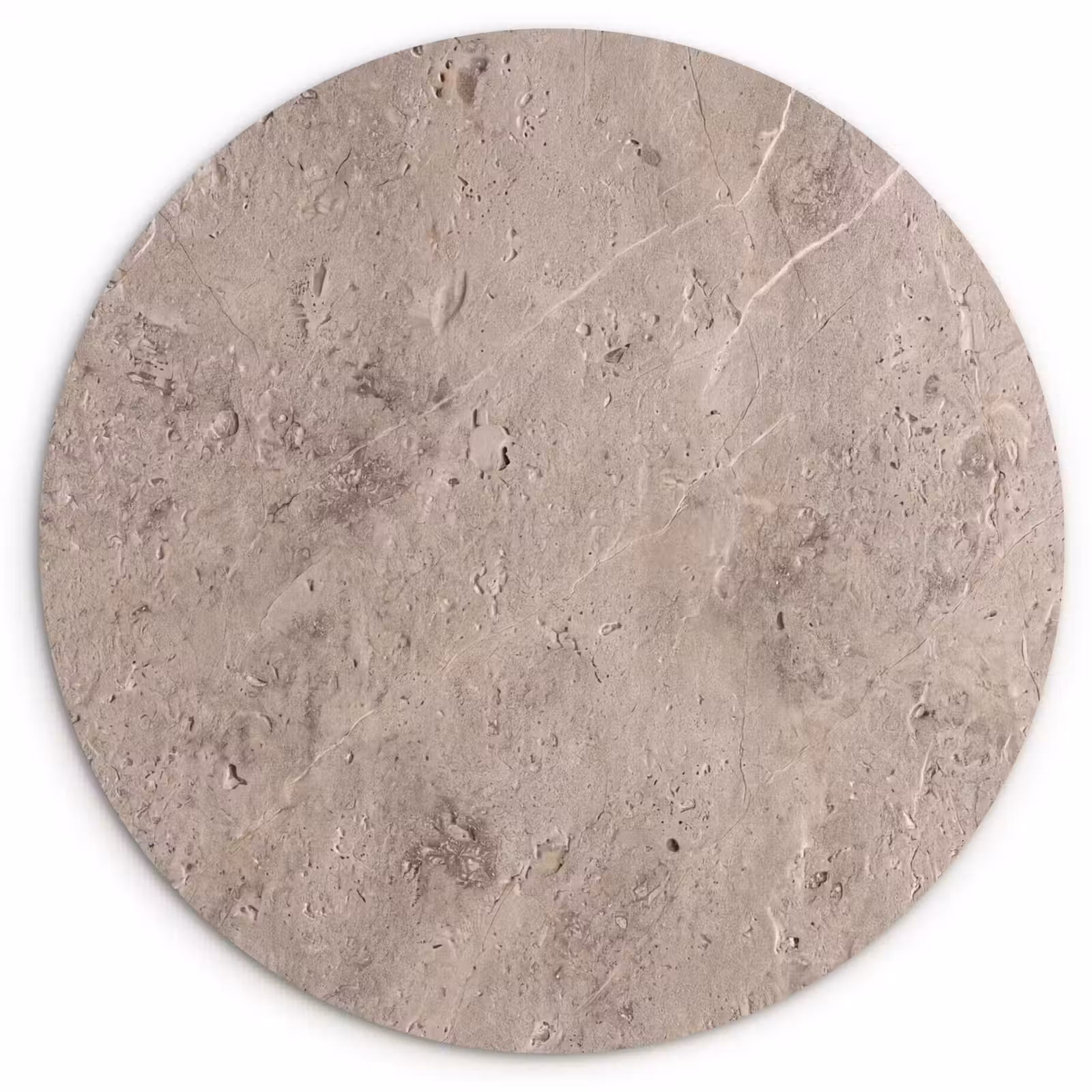 Muurcirkel - Textuur - Steen - Patroon - Rustiek - Beige — 1