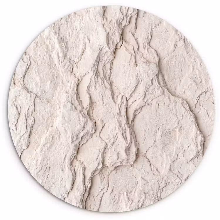 Muurcirkel - Rots - Structuur - Natuur - Beige - Abstract — 1