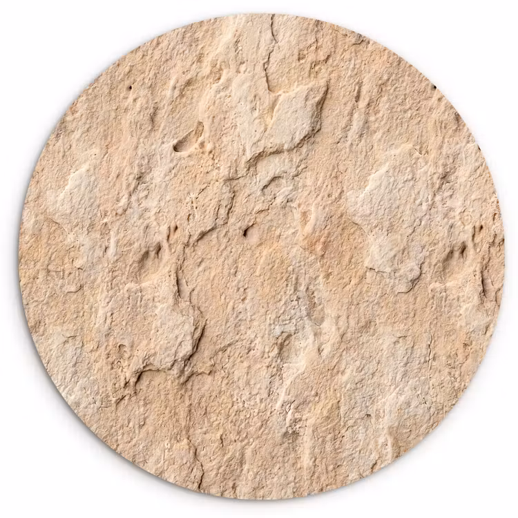 Muurcirkel - Textuur - Steen - Natuur - Beige — 1