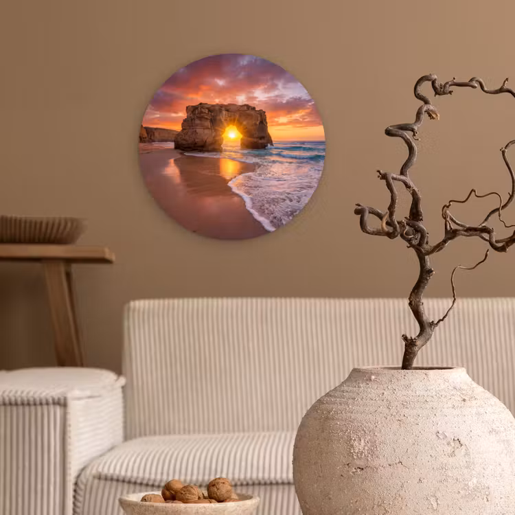 Muurcirkel - Kust - Rots - Zonsondergang - Zee - Natuur — 2