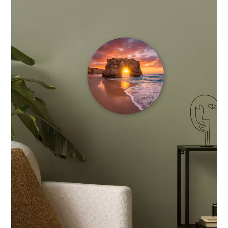 Muurcirkel - Kust - Rots - Zonsondergang - Zee - Natuur — 3