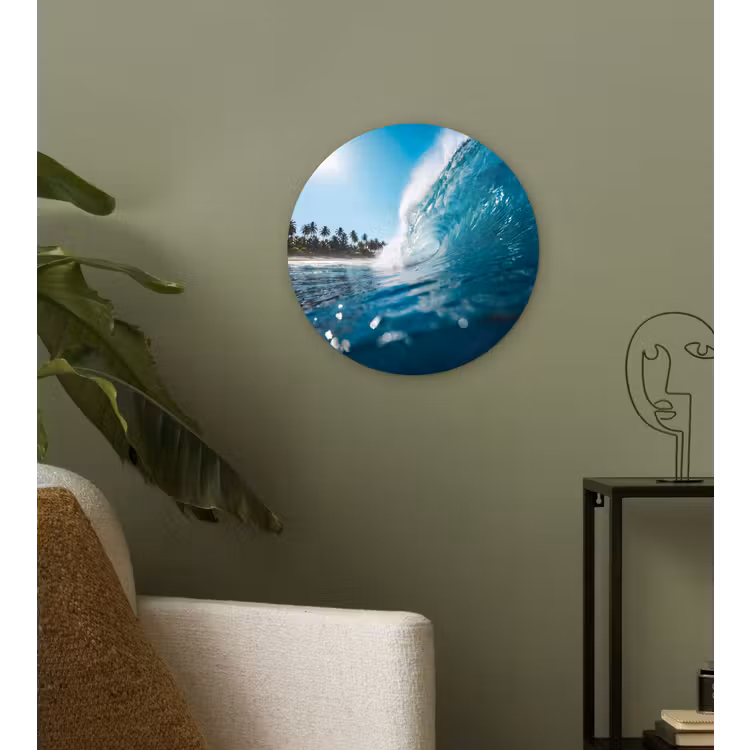 Muurcirkel - Oceaan - Golf - Strand - Natuur - Blauw — 3