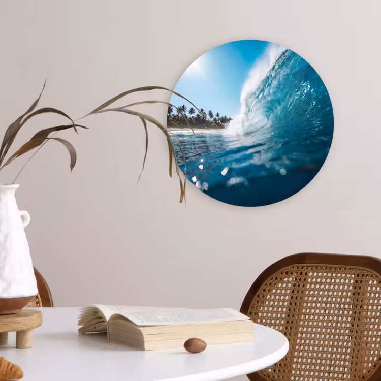 Muurcirkel - Oceaan - Golf - Strand - Natuur - Blauw — 4