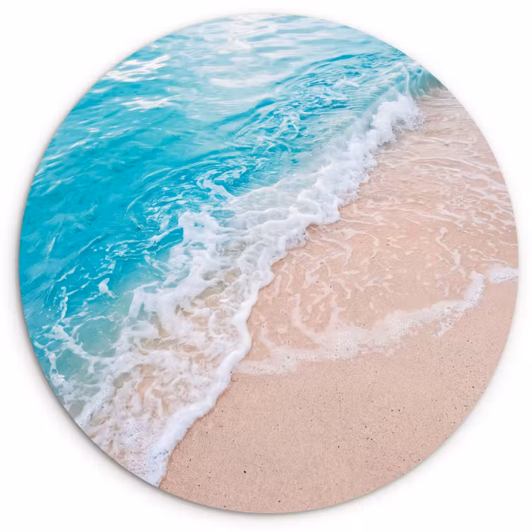 Muurcirkel - Strand - Zee - Golf - Natuur - Blauw — 1