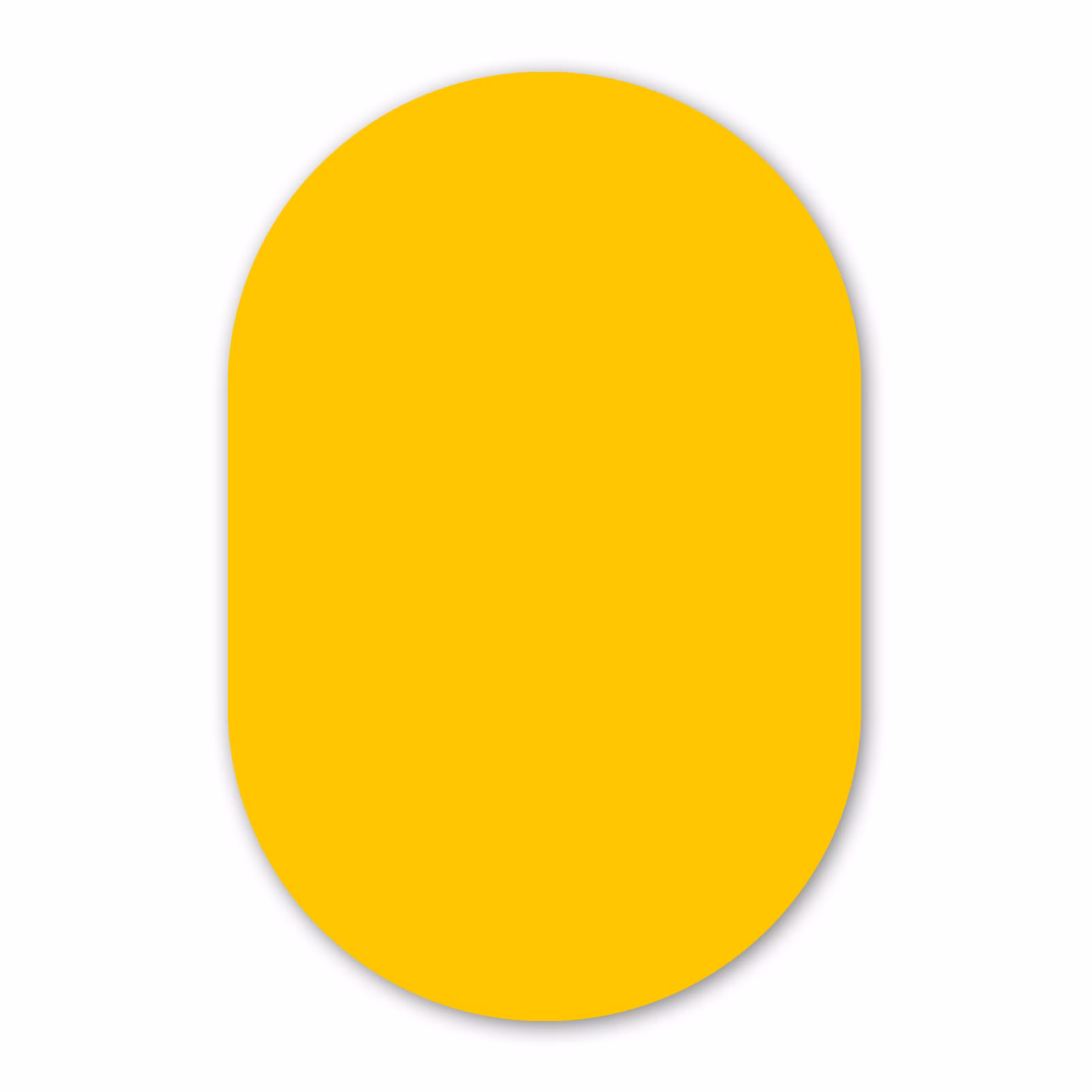 Muurovaal aluminium - Antique - Gold - Geel — 1