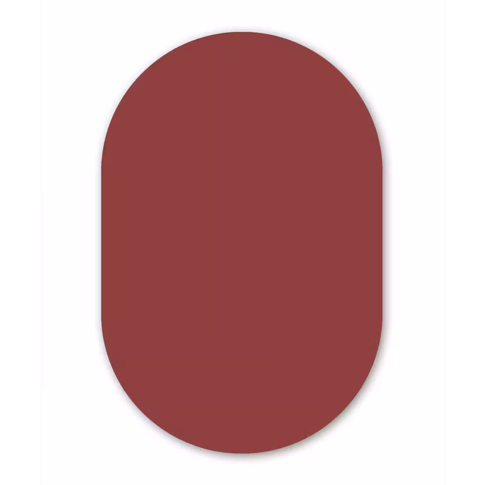 Muurovaal aluminium - Barn - Antique - Rood — 1