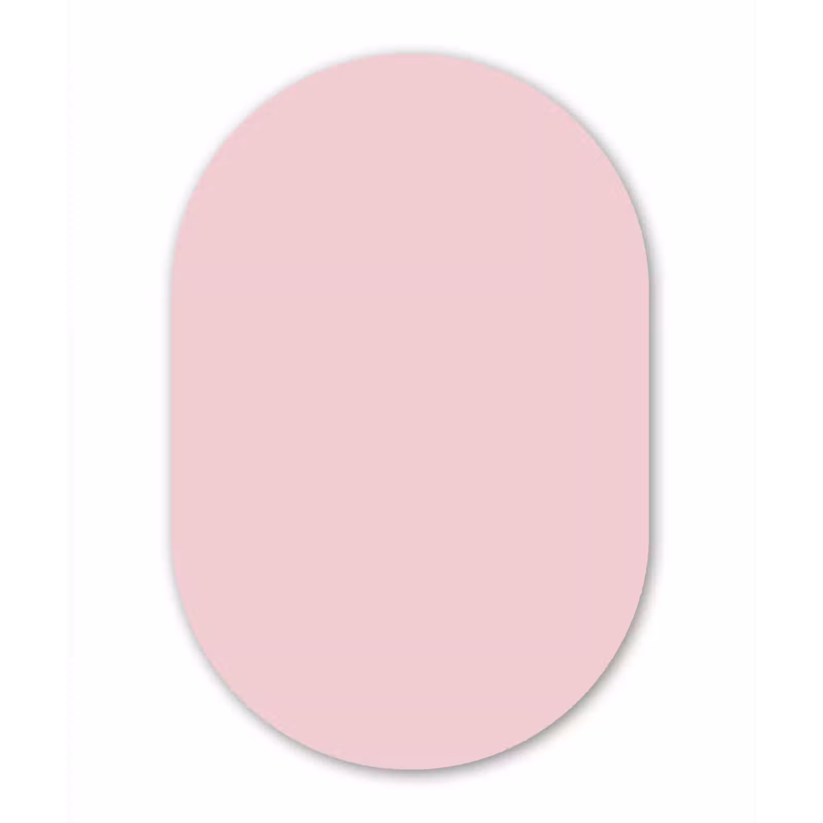Muurovaal aluminium - Blush - Pink - Roze — 1