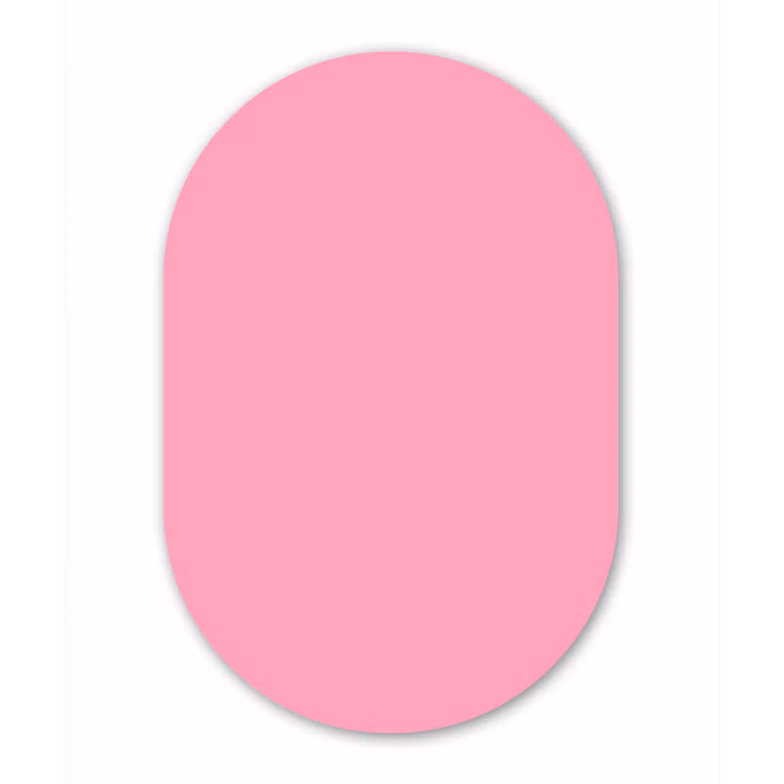 Muurovaal aluminium - Bubblegum - Pink - Roze — 1