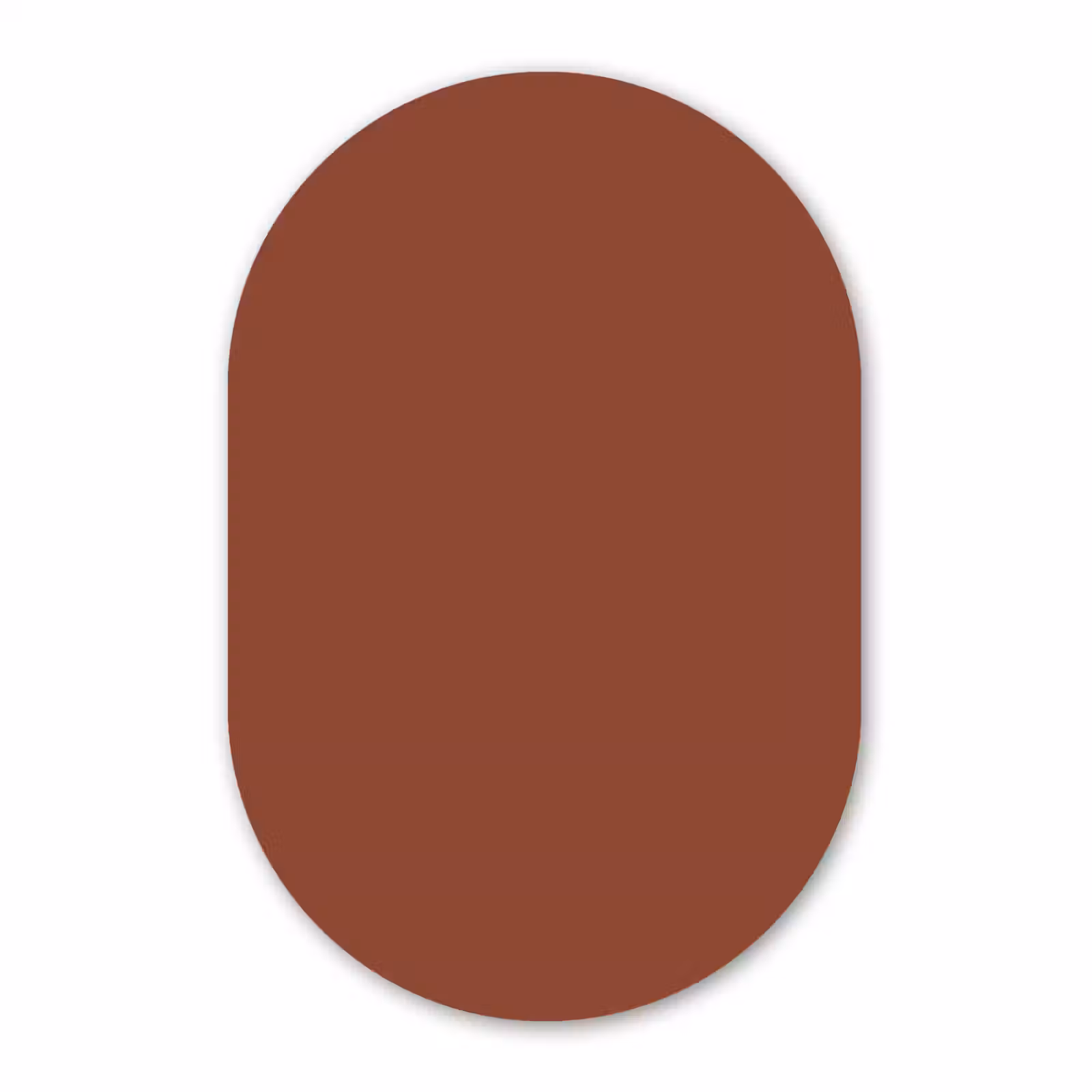 Muurovaal aluminium - Burnt - Mahogany - Terracotta — 1