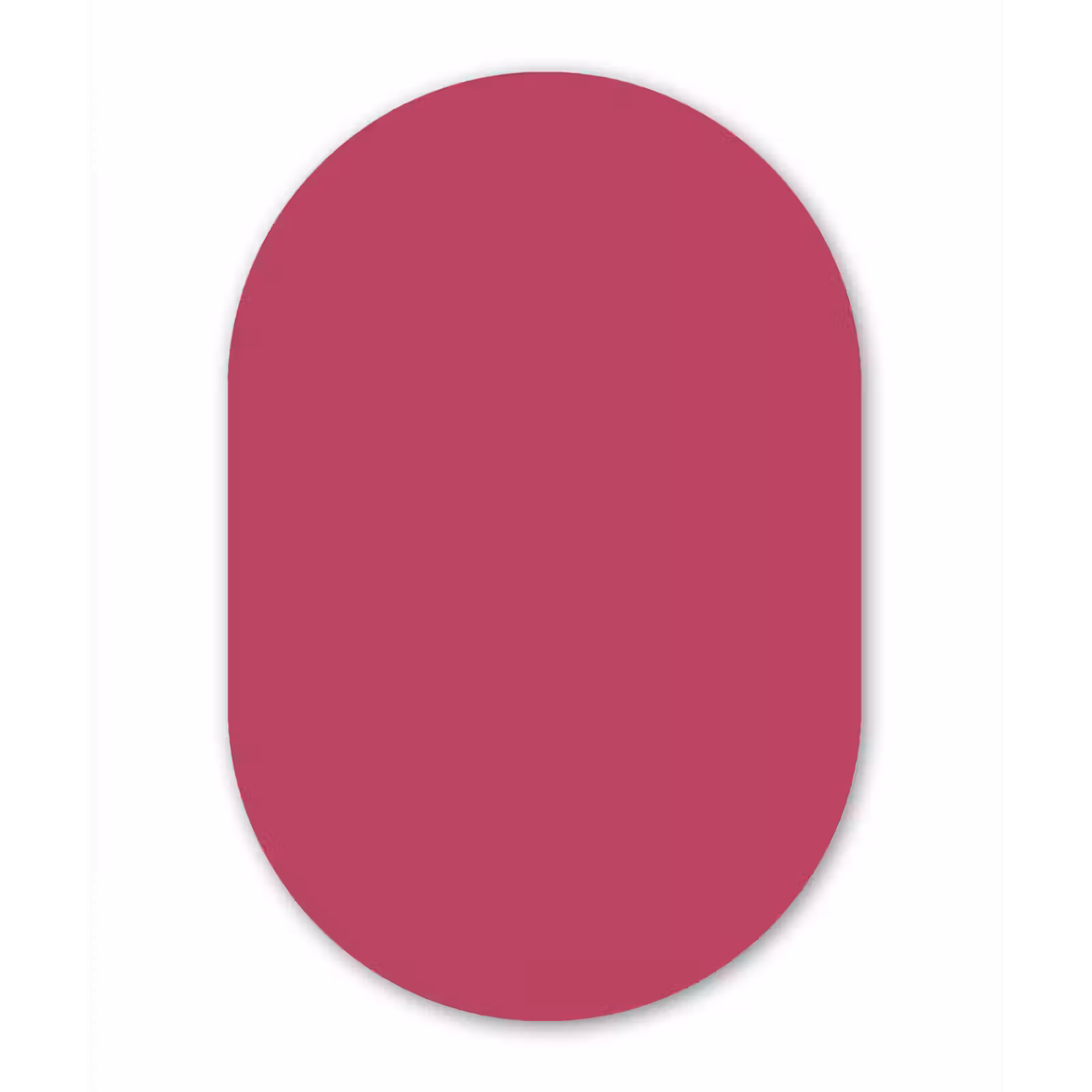 Muurovaal aluminium - Deep - Berry - Rood — 1