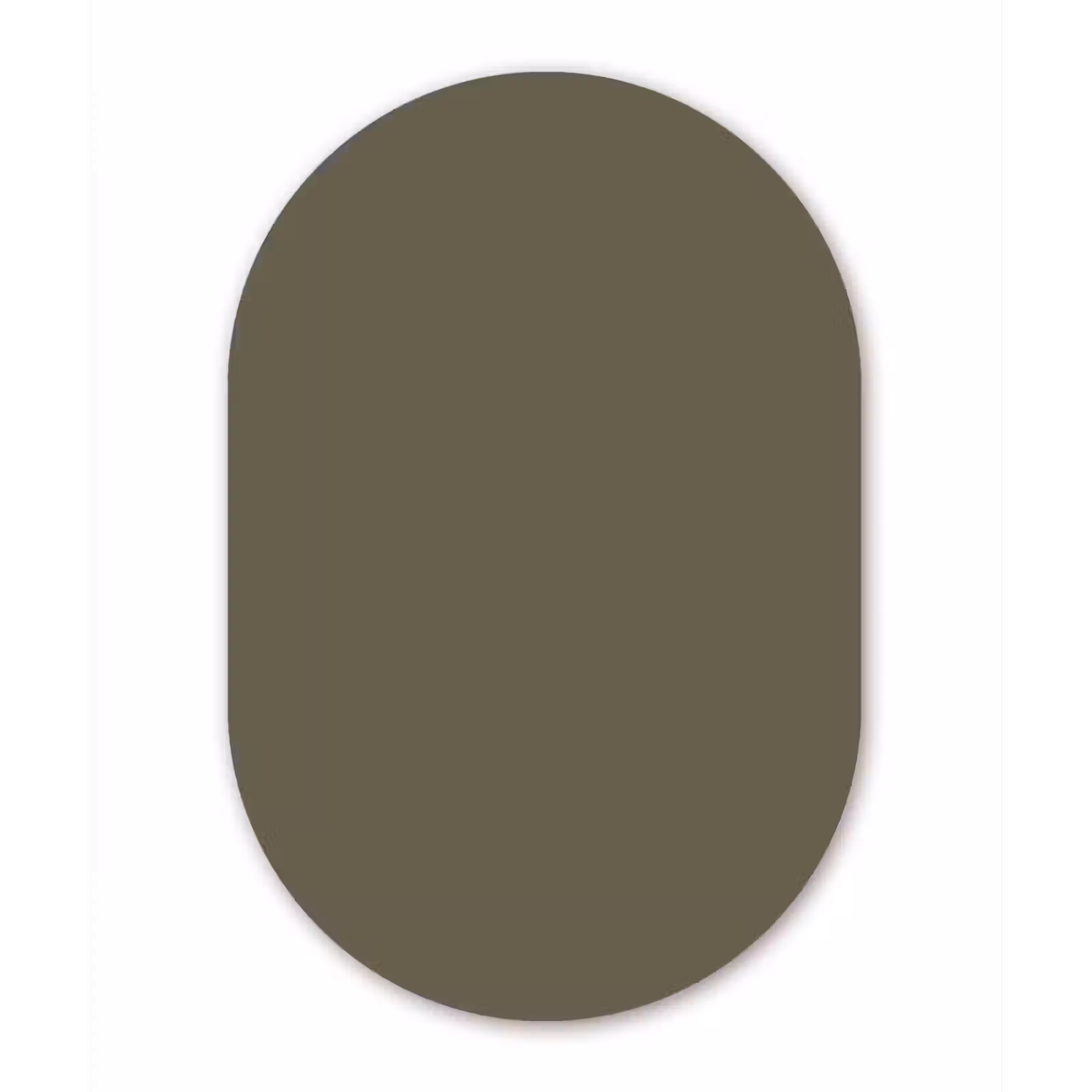 Muurovaal aluminium - Deep - Khaki - Groen — 1