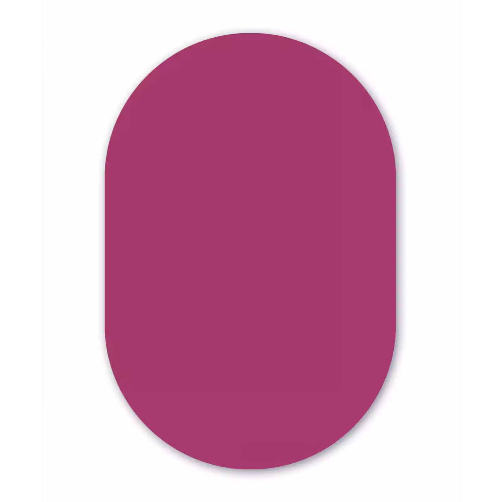 Muurovaal aluminium - Deep - Magenta - Paars — 1