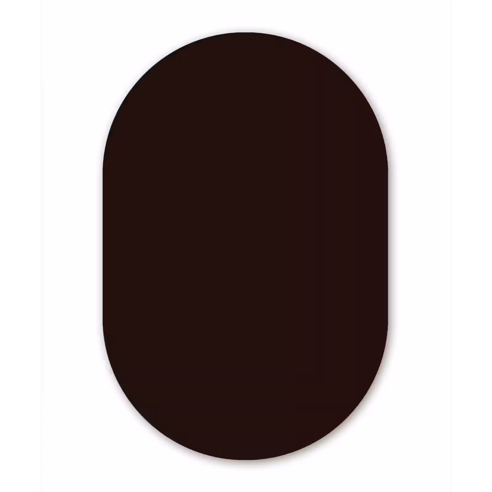 Muurovaal aluminium - Deep - Obsidian - Bruin — 1