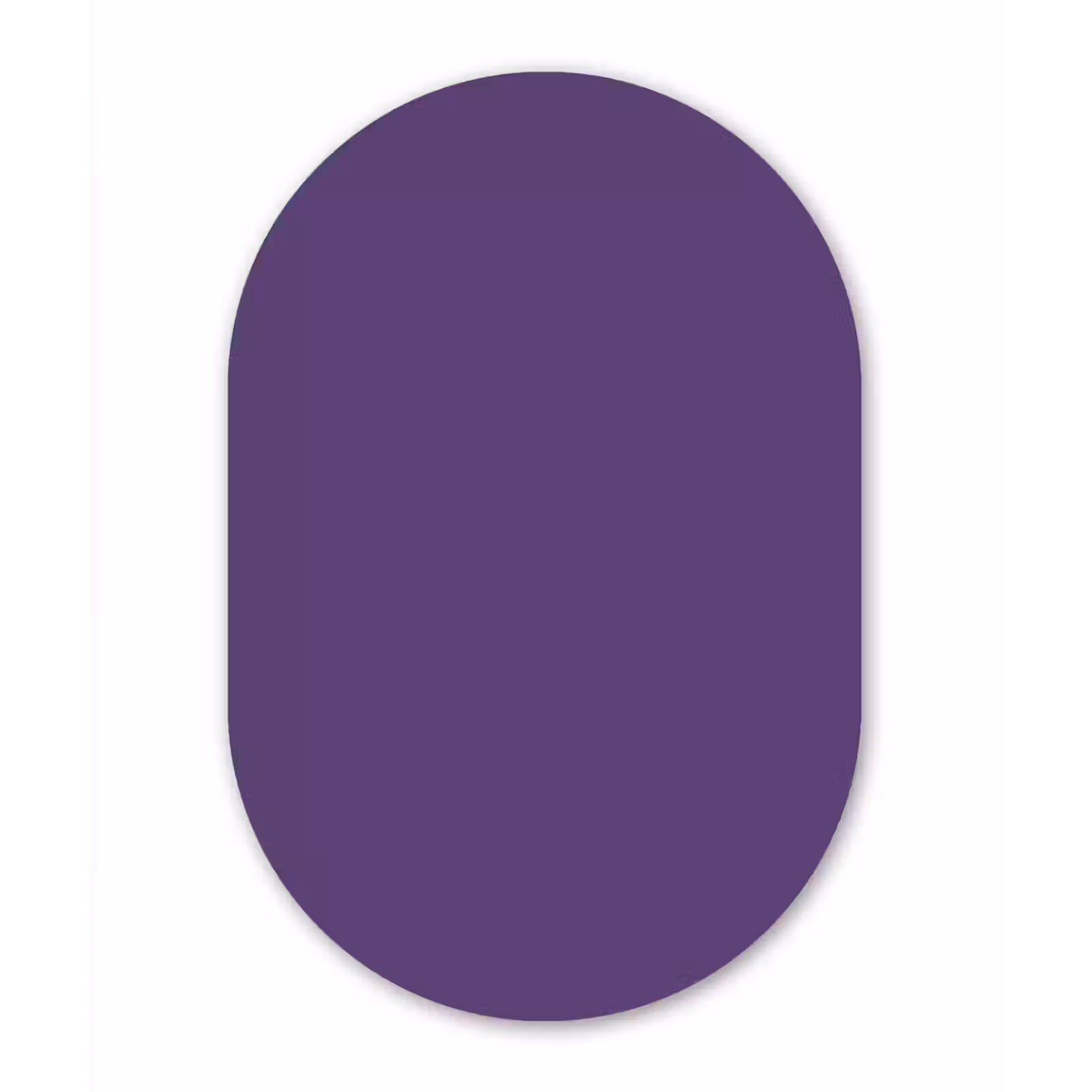 Muurovaal aluminium - Deep - Plum - Paars — 1