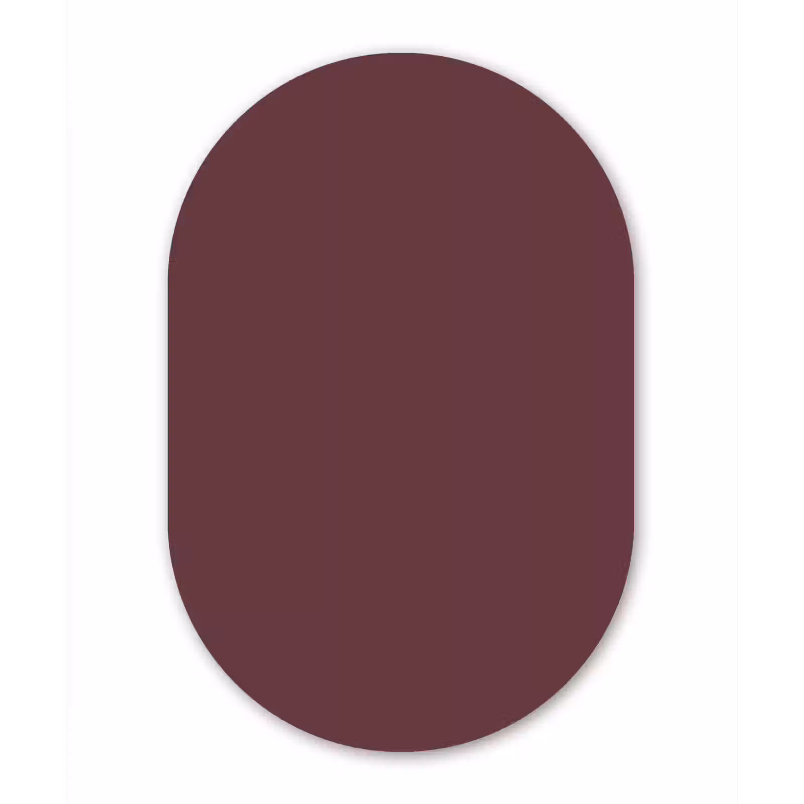 Muurovaal aluminium - Dusty - Rose - Roze — 1