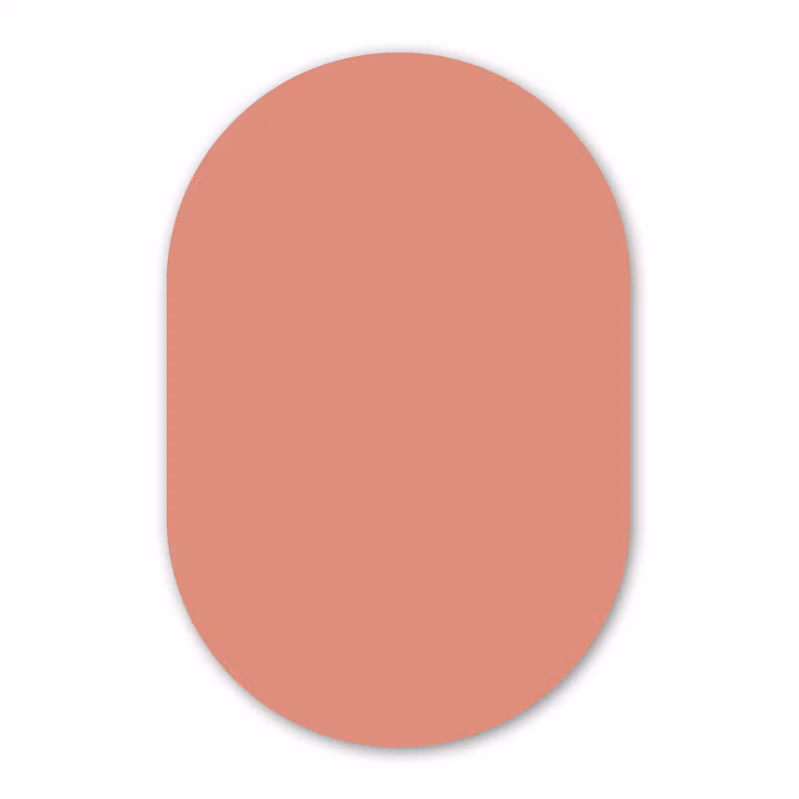 Muurovaal aluminium - Earthy - Rose - Koraal — 1