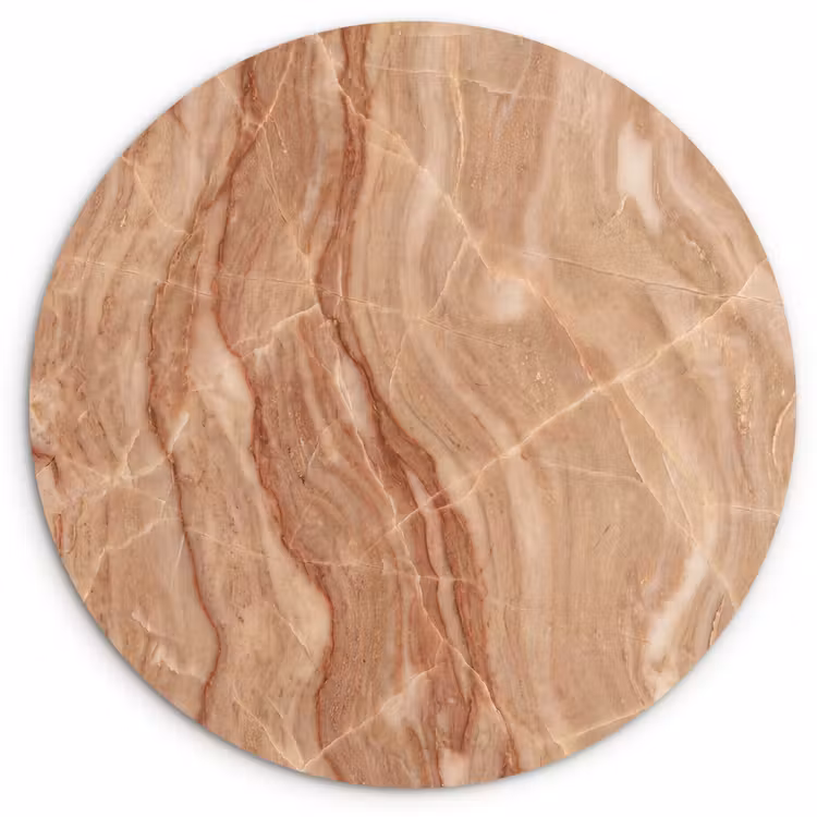 Muurcirkel - Marmer - Ader - Natuur - Abstract - Beige — 1