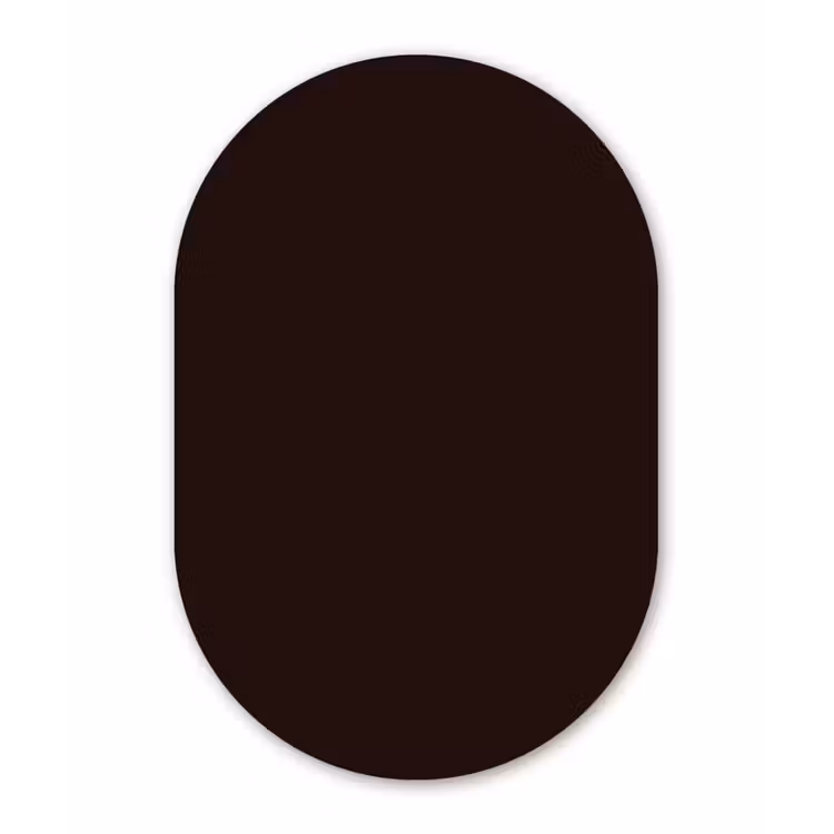 Muurovaal aluminium - Deep - Obsidian - Bruin — 1