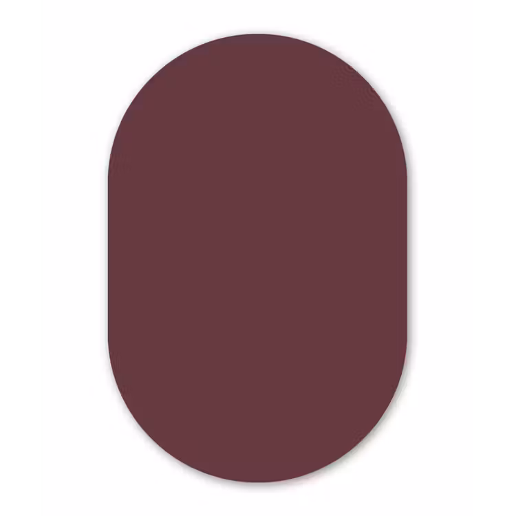 Muurovaal aluminium - Dusty - Rose - Roze — 1