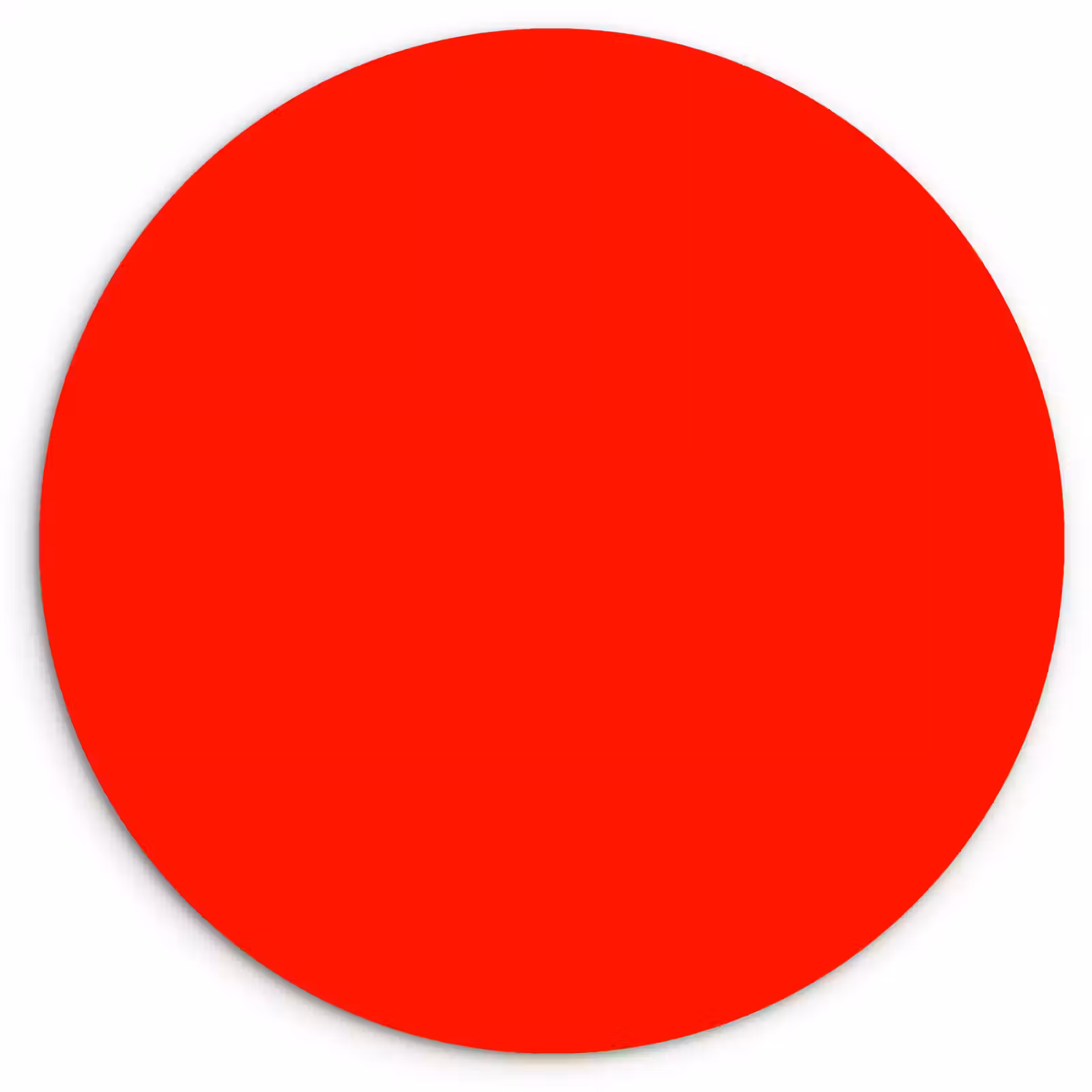 Muurcirkel - Vibrant - Vermilion - Rood — 1