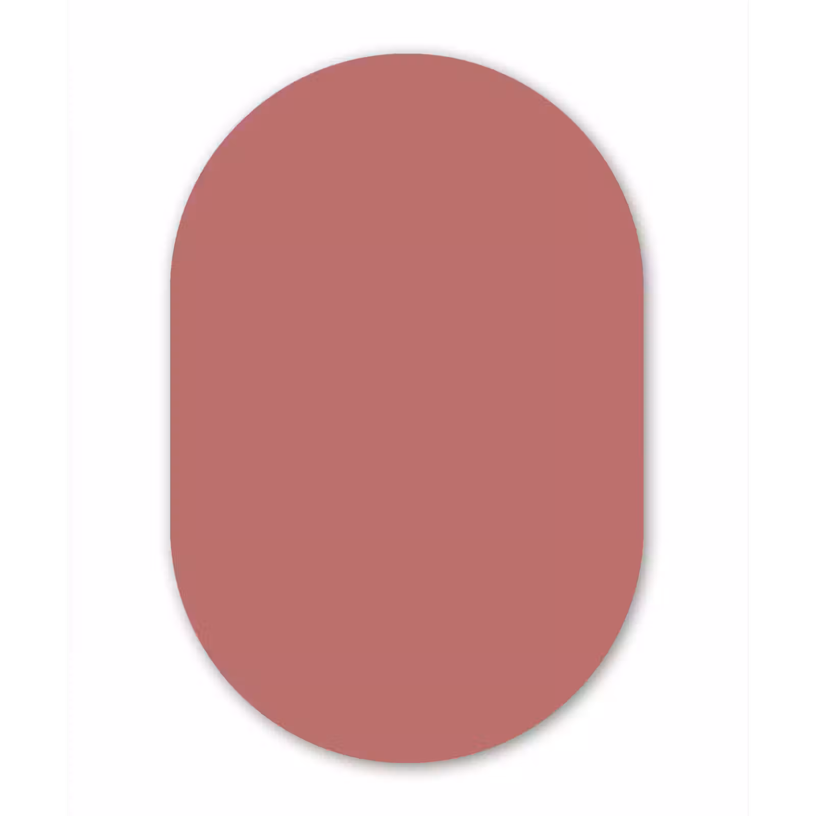 Muurovaal aluminium - Ancient - Rose - Roze — 1