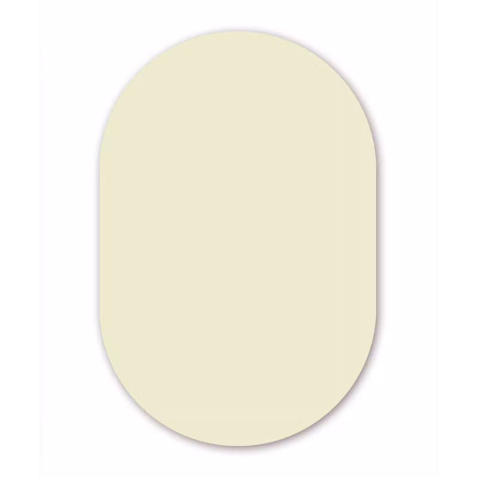 Muurovaal aluminium - Arctic - Daisy - Nude — 1