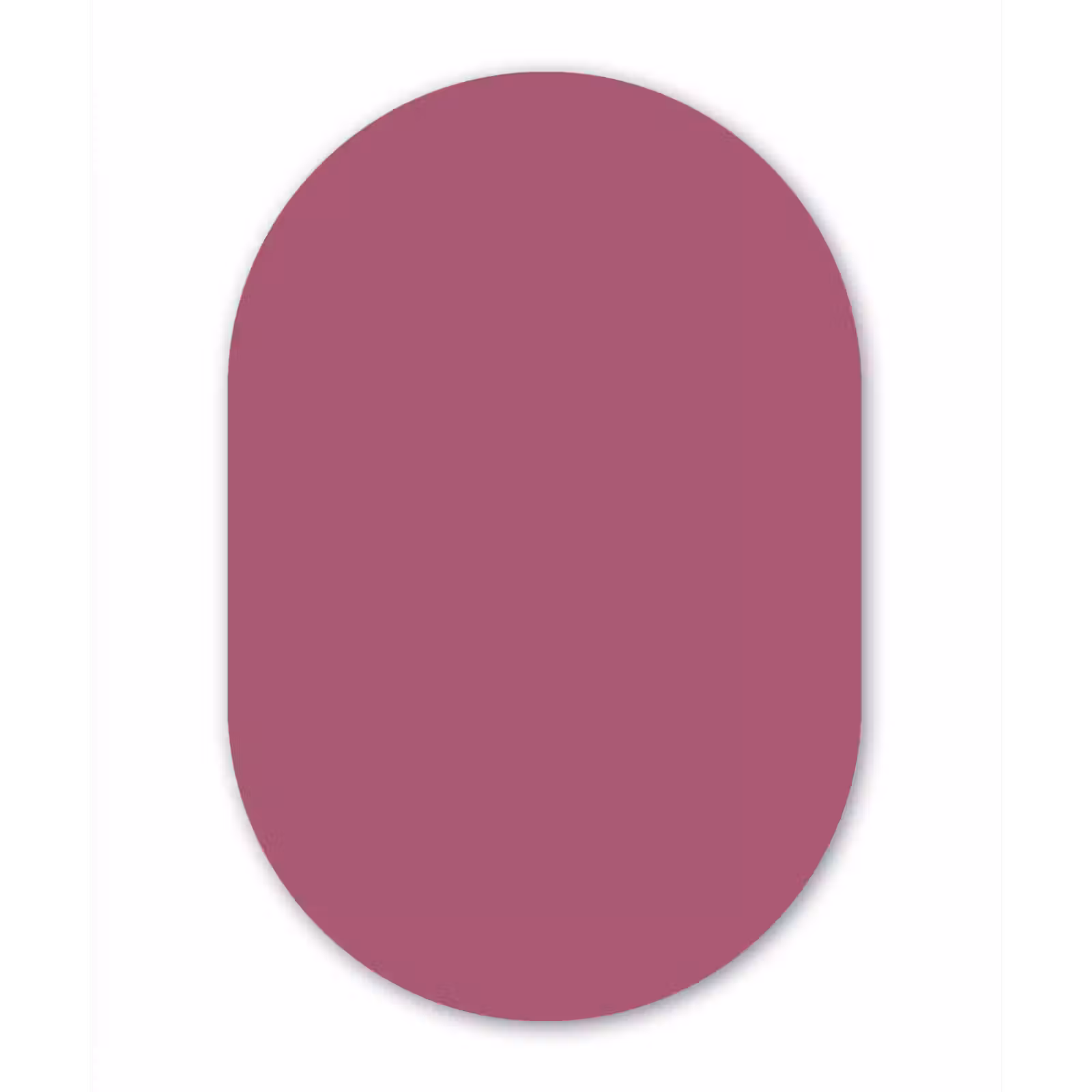 Muurovaal aluminium - Berry - Roze -Pink — 1