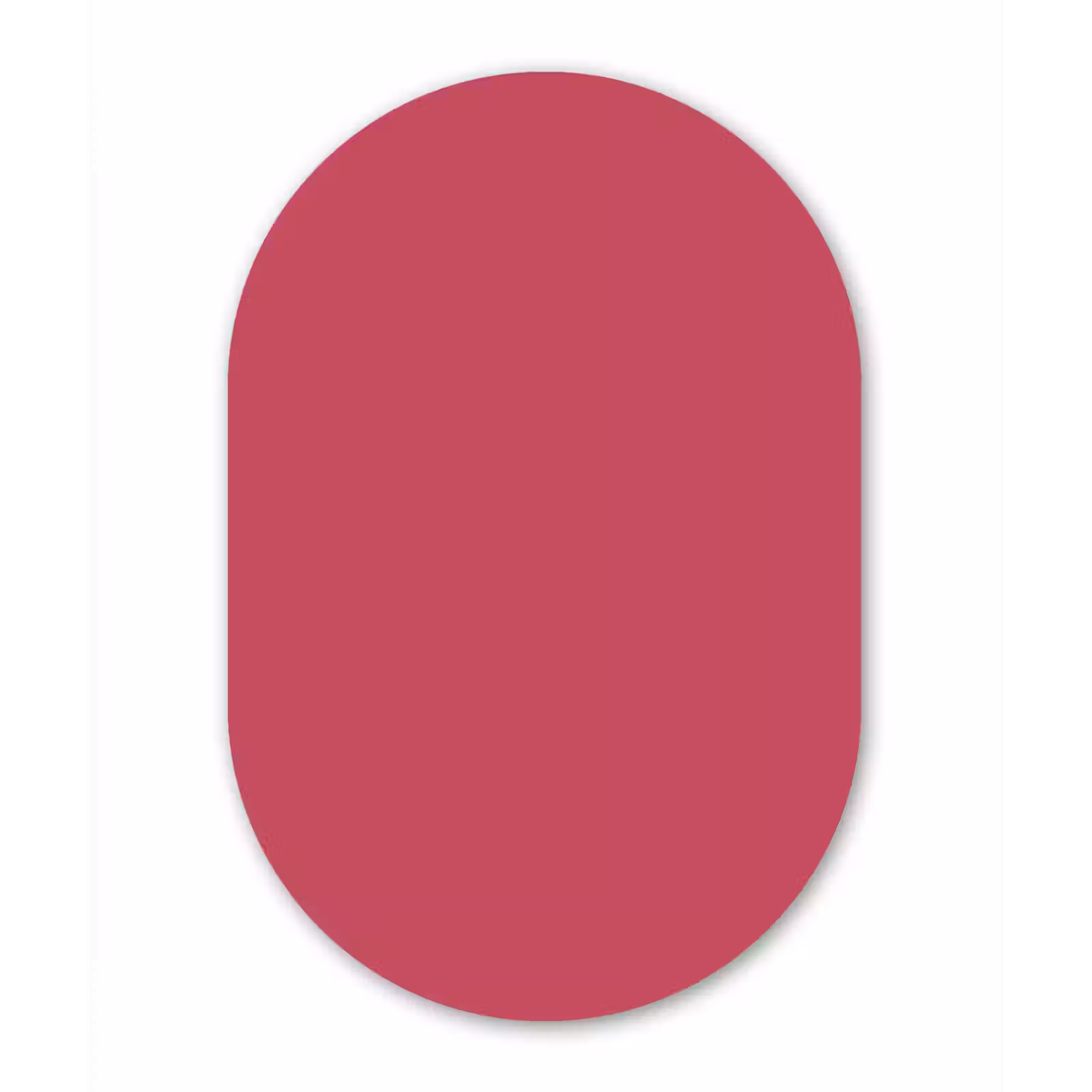 Muurovaal aluminium - Bold - Berry - Rood — 1