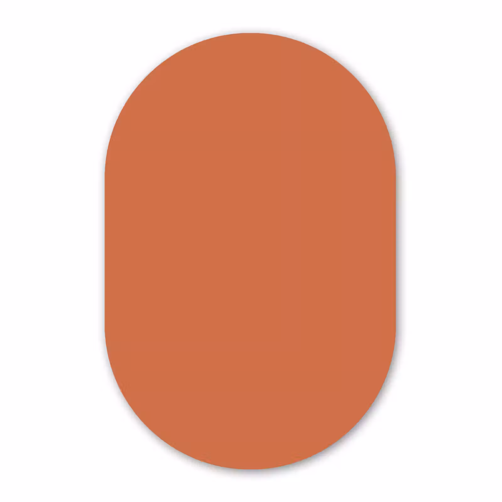 Muurovaal aluminium - Classic - Terracotta - Oranje — 1