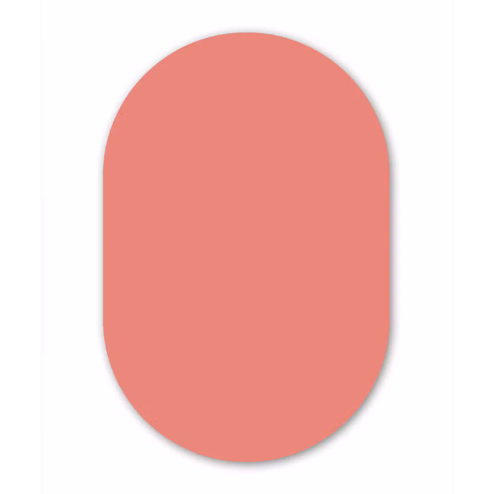 Muurovaal aluminium - Coral - Reef - Rood — 1