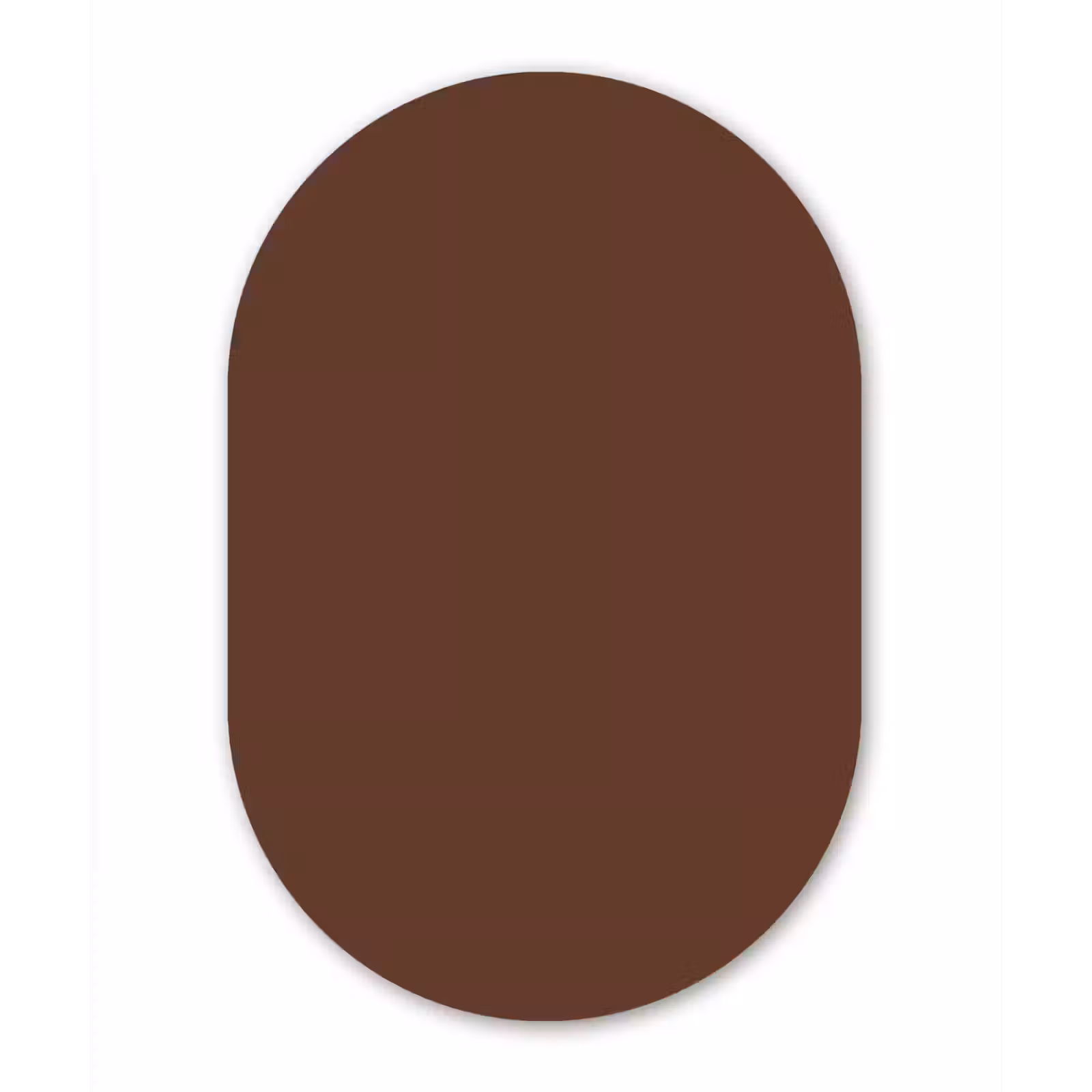 Muurovaal aluminium - Deep - Clay - Brown - Bruin — 1