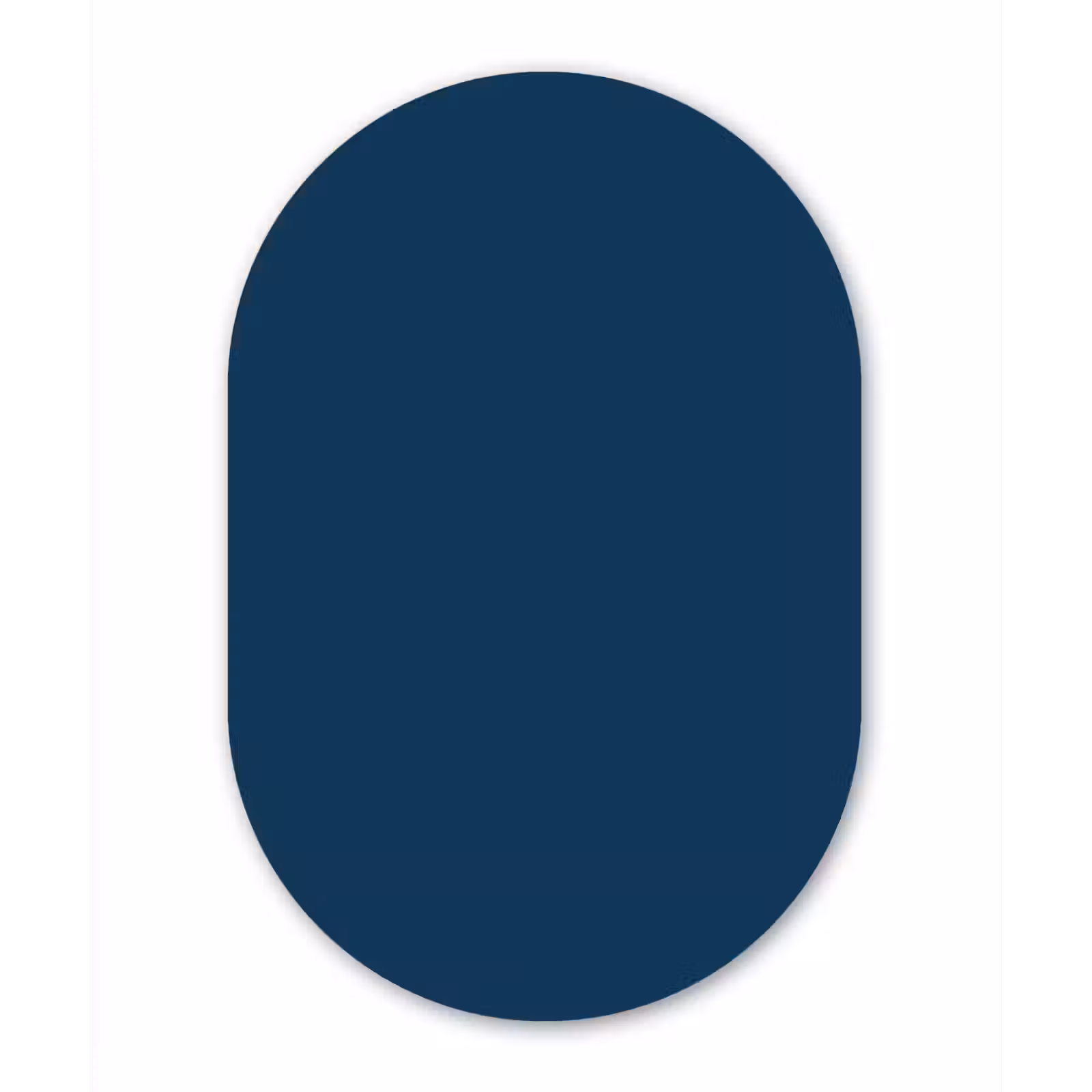 Muurovaal aluminium - Deep - Ocean - Blauw — 1