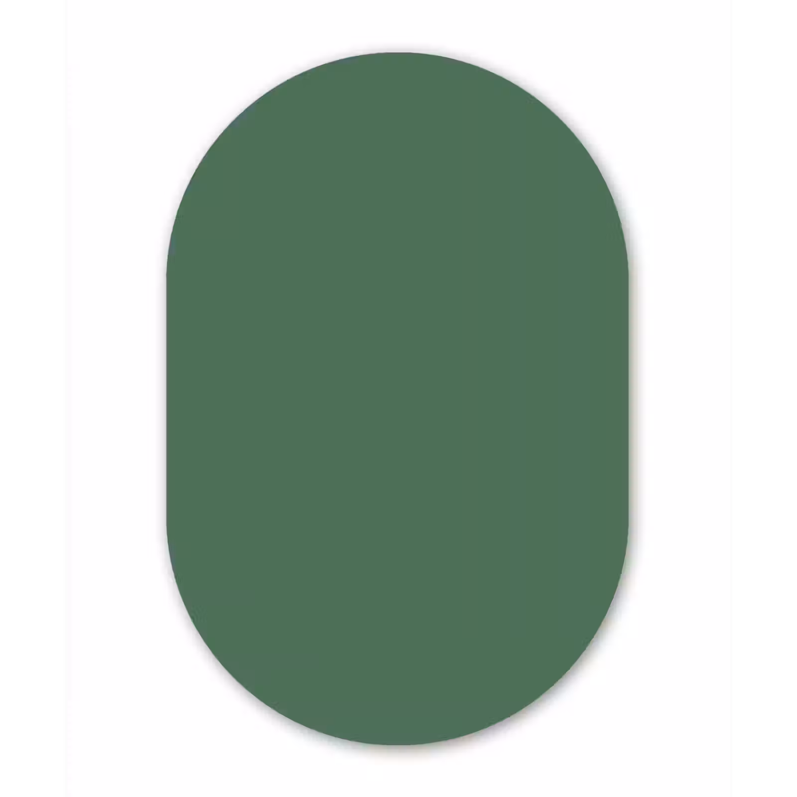 Muurovaal aluminium - Deep - Sagewood - Groen — 1