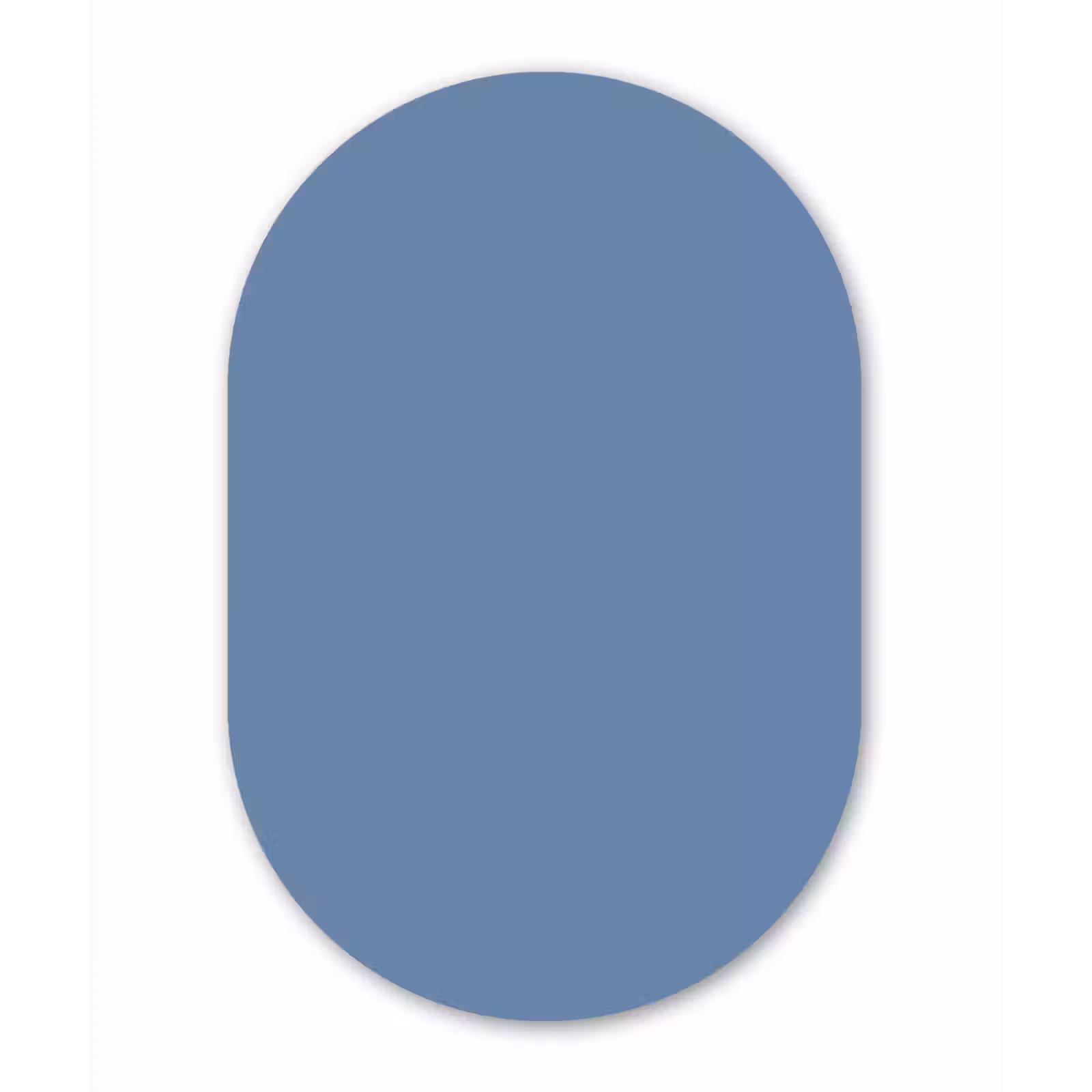 Muurovaal aluminium - Denim - Breeze - Blauw — 1
