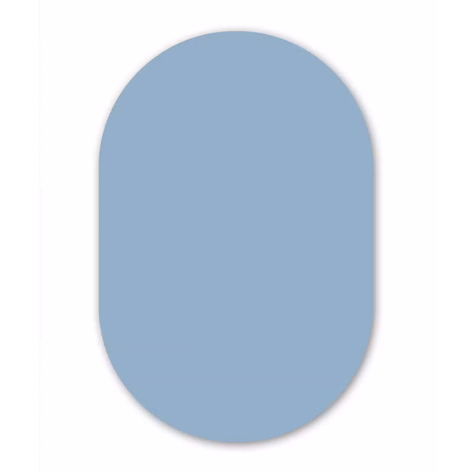 Muurovaal aluminium - Dusty - Denim - Blauw — 1