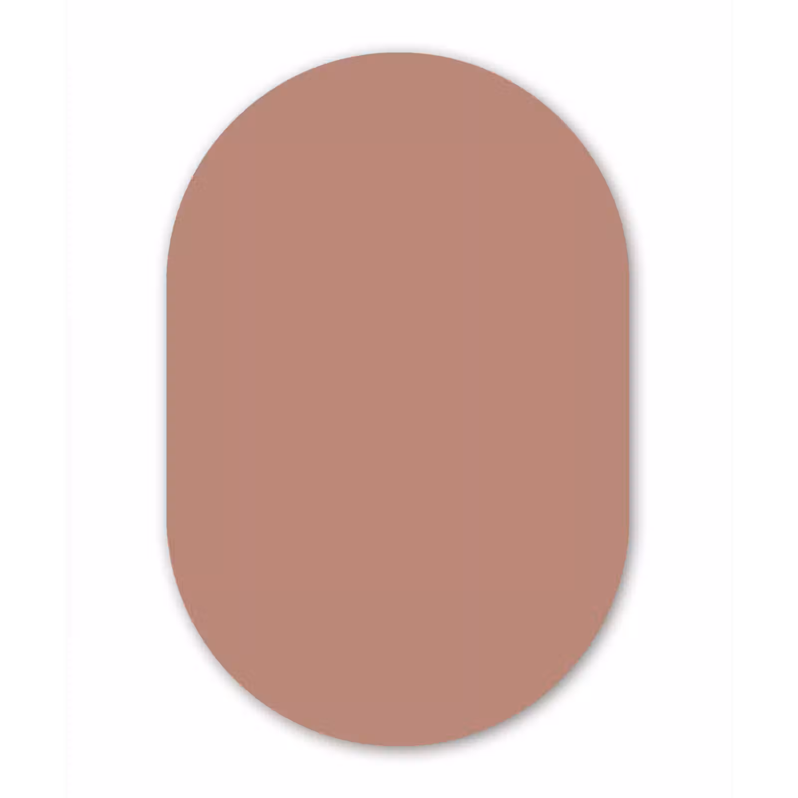 Muurovaal aluminium - Earthy - Blusher - Roze — 1