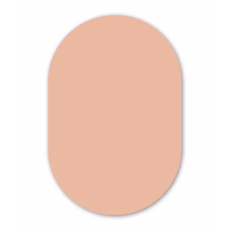 Muurovaal aluminium - Blush - Terracotta - Nude — 1