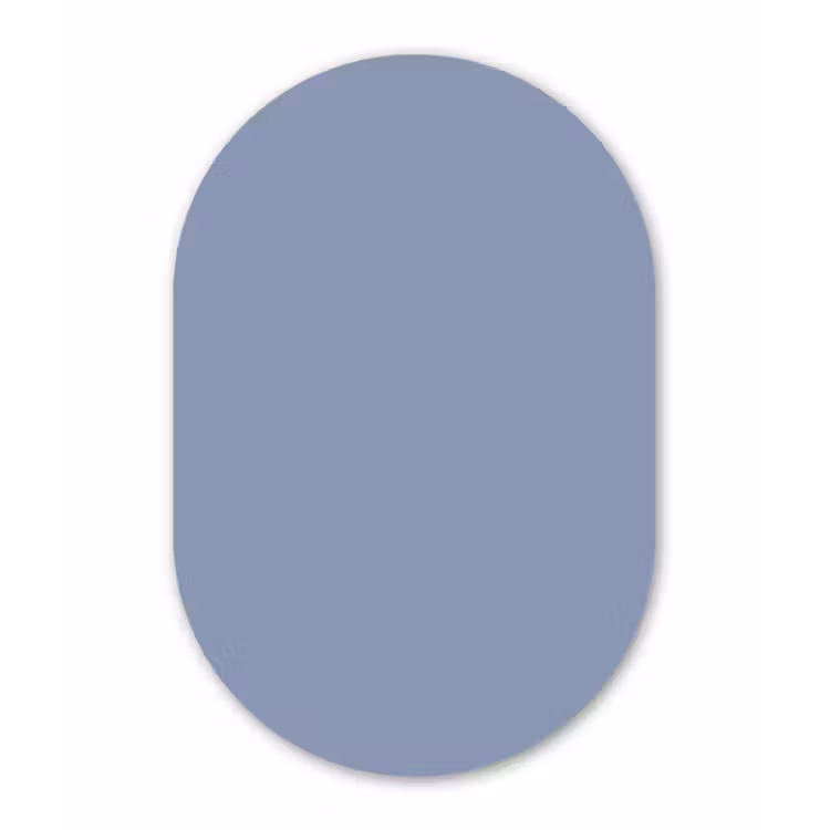 Muurovaal aluminium - Canary - Champ - Blauw — 1