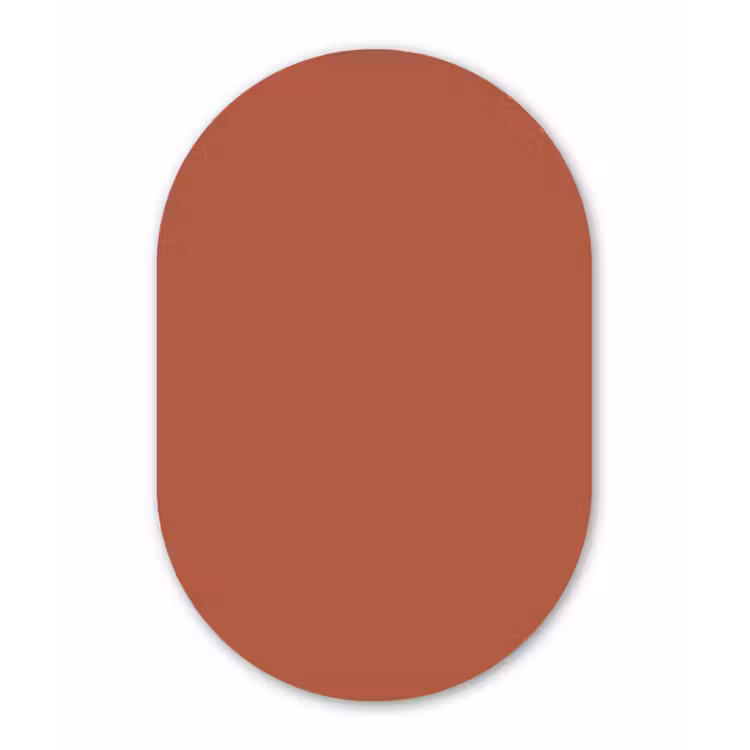 Muurovaal aluminium - Copperhead - Oranje - Bruin — 1