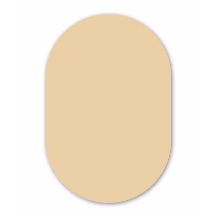 Muurovaal aluminium - Desert - Sand - Nude — 1