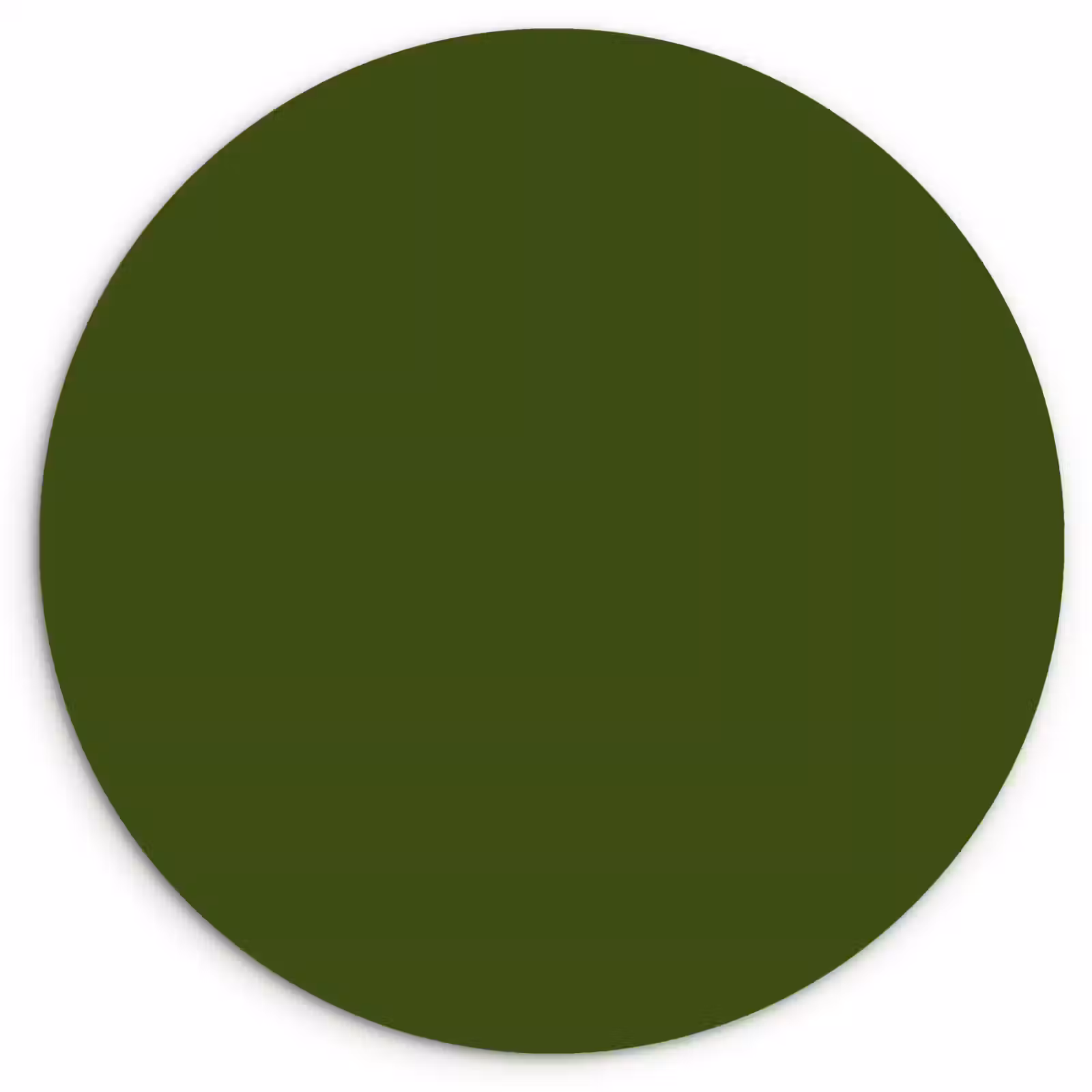 Muurcirkel - Olive - Drab - Groen — 1