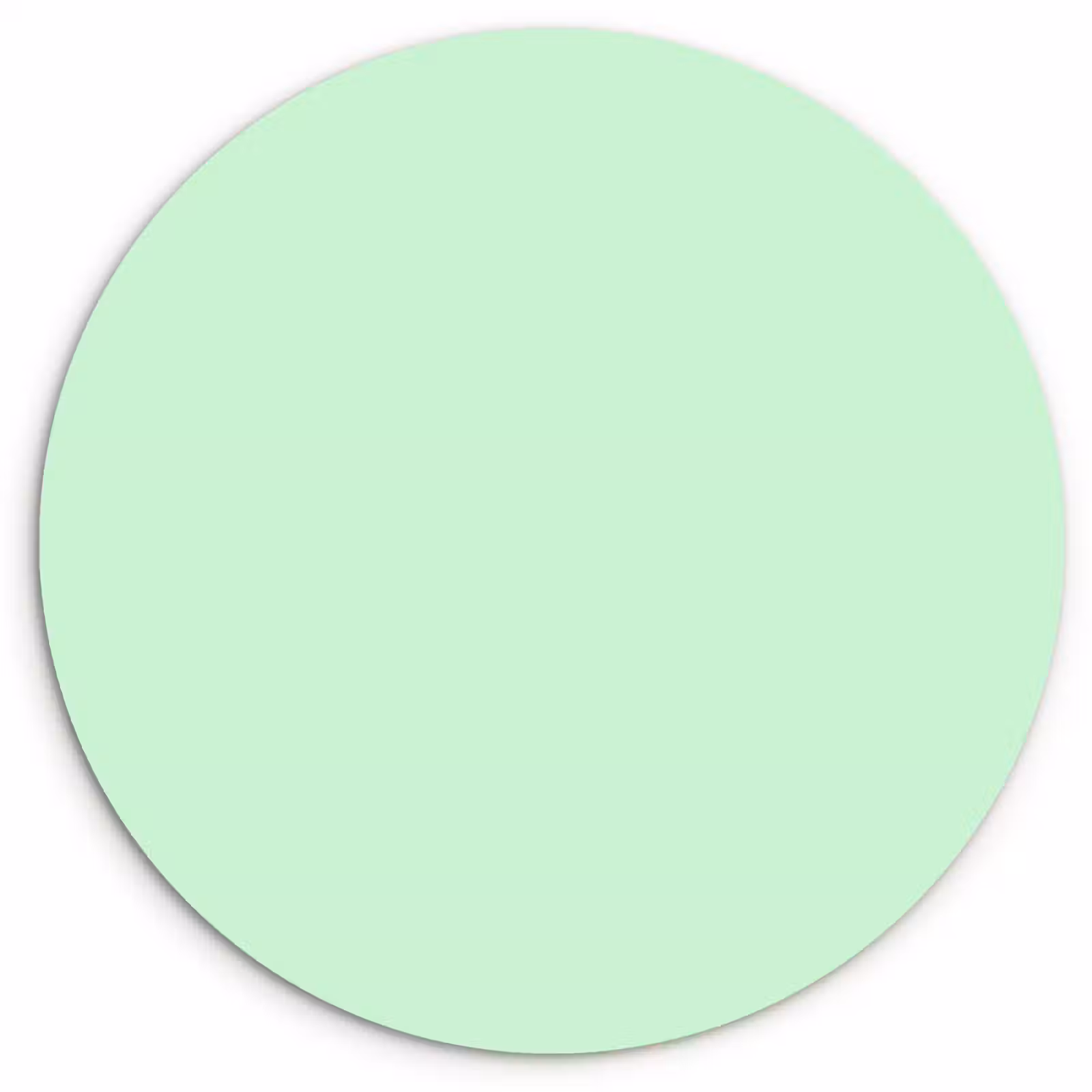 Muurcirkel - Pale - Mint - Groen — 1