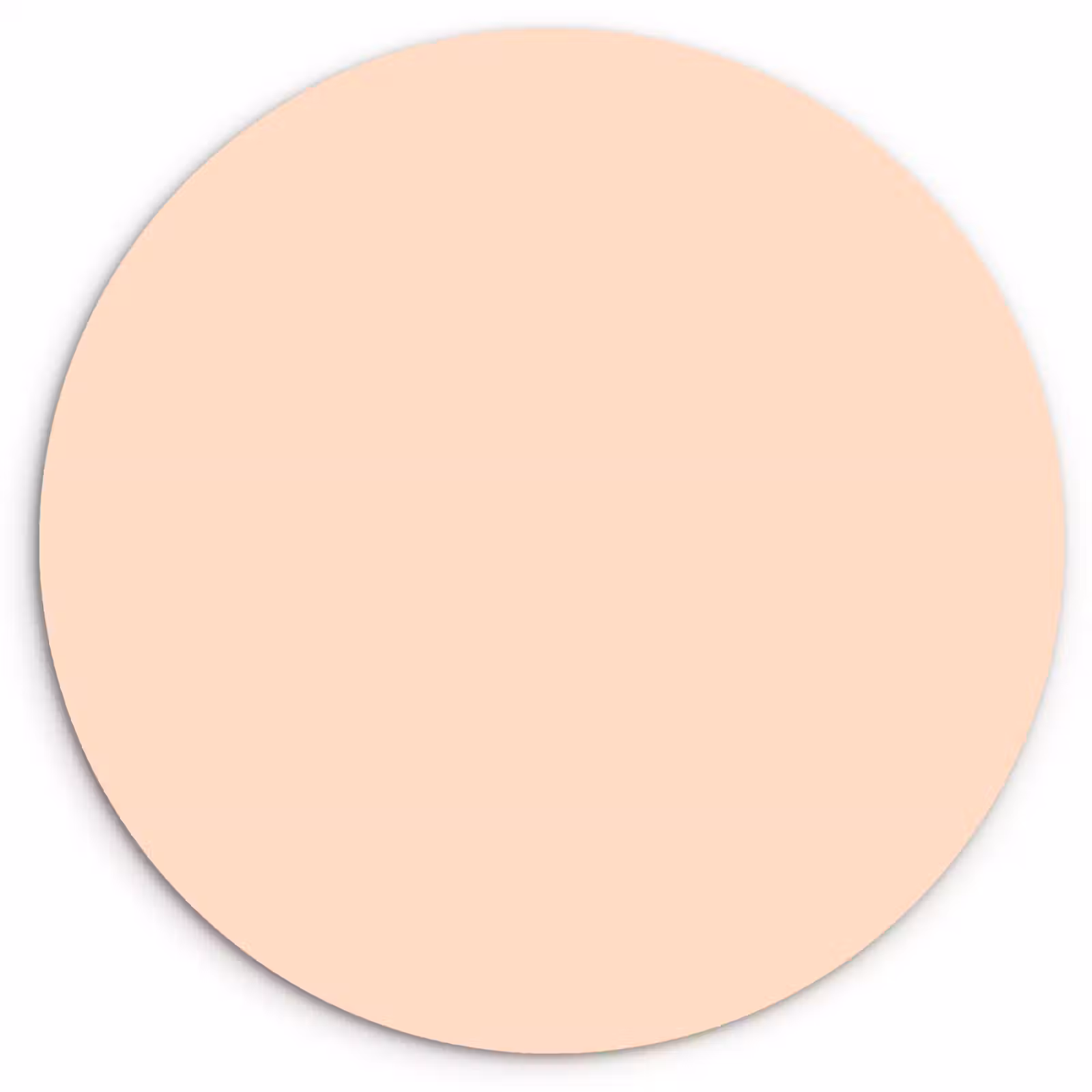Muurcirkel - Pale - Peach - Nude — 1
