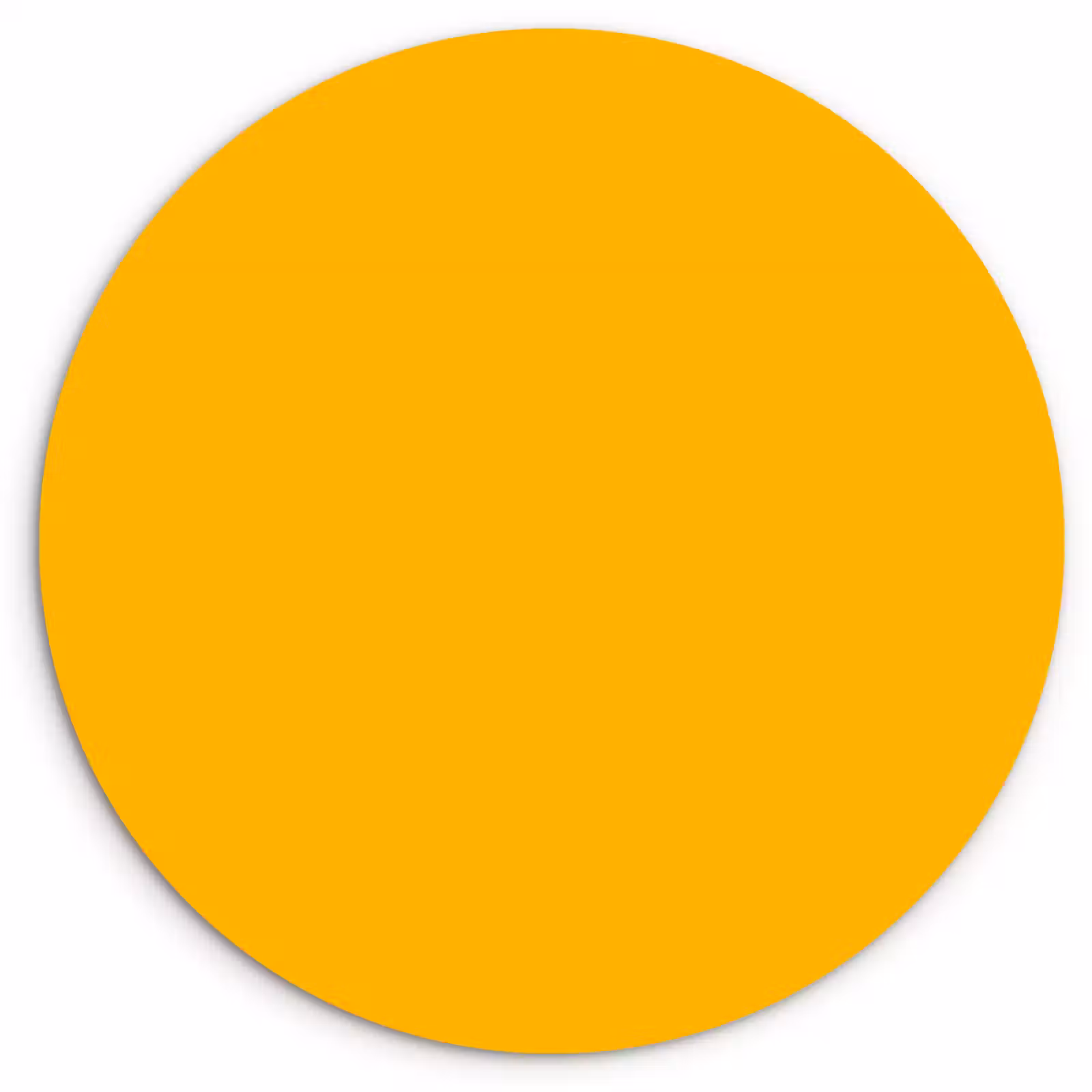 Muurcirkel - Vivid - Amber - Geel — 1