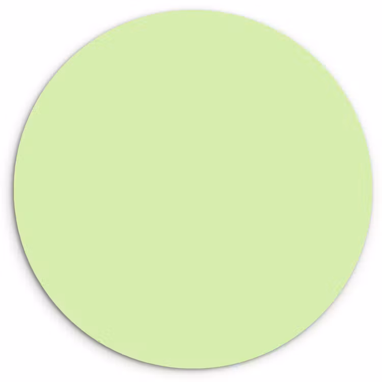 Muurcirkel - Light - Lime - Groen — 1